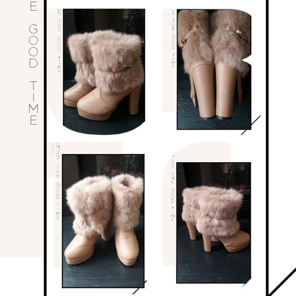 Fur Ankle Boots - Picture 4 of 5